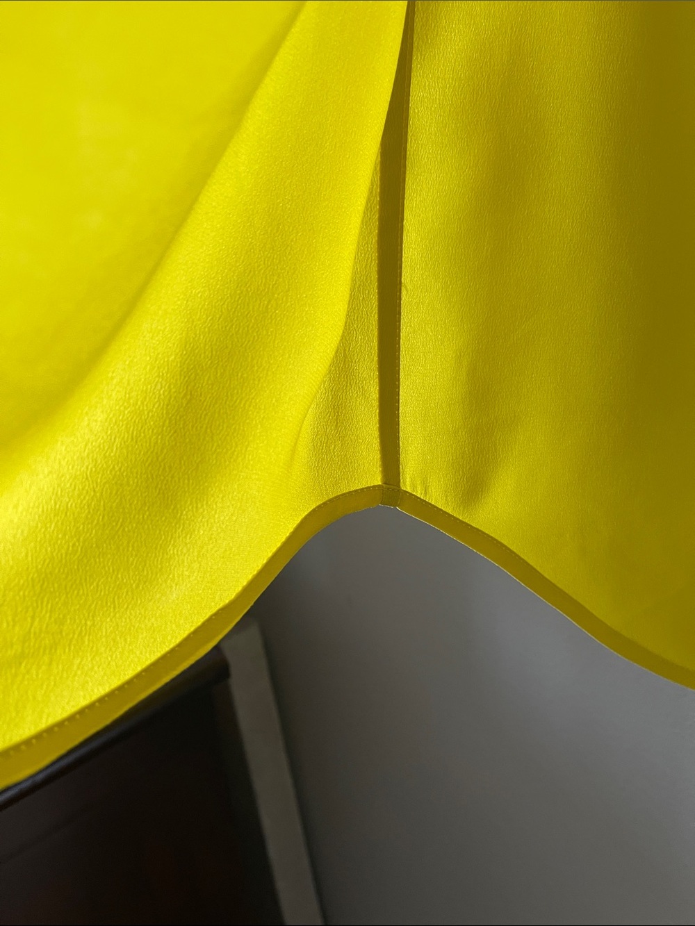 New Equipment mustard Yellow Silk Button-Down Shirt - Picture 3 of 7